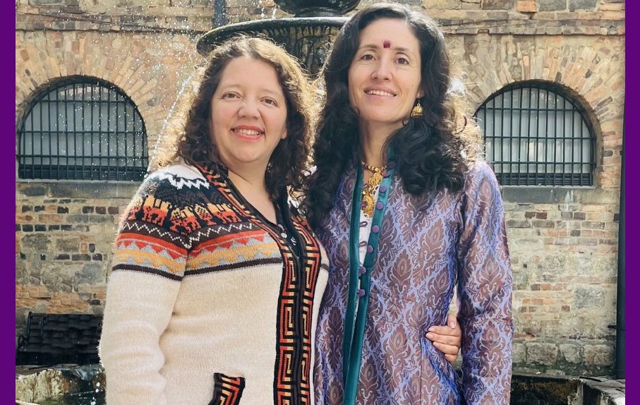 Diana con Paola Sarmiento